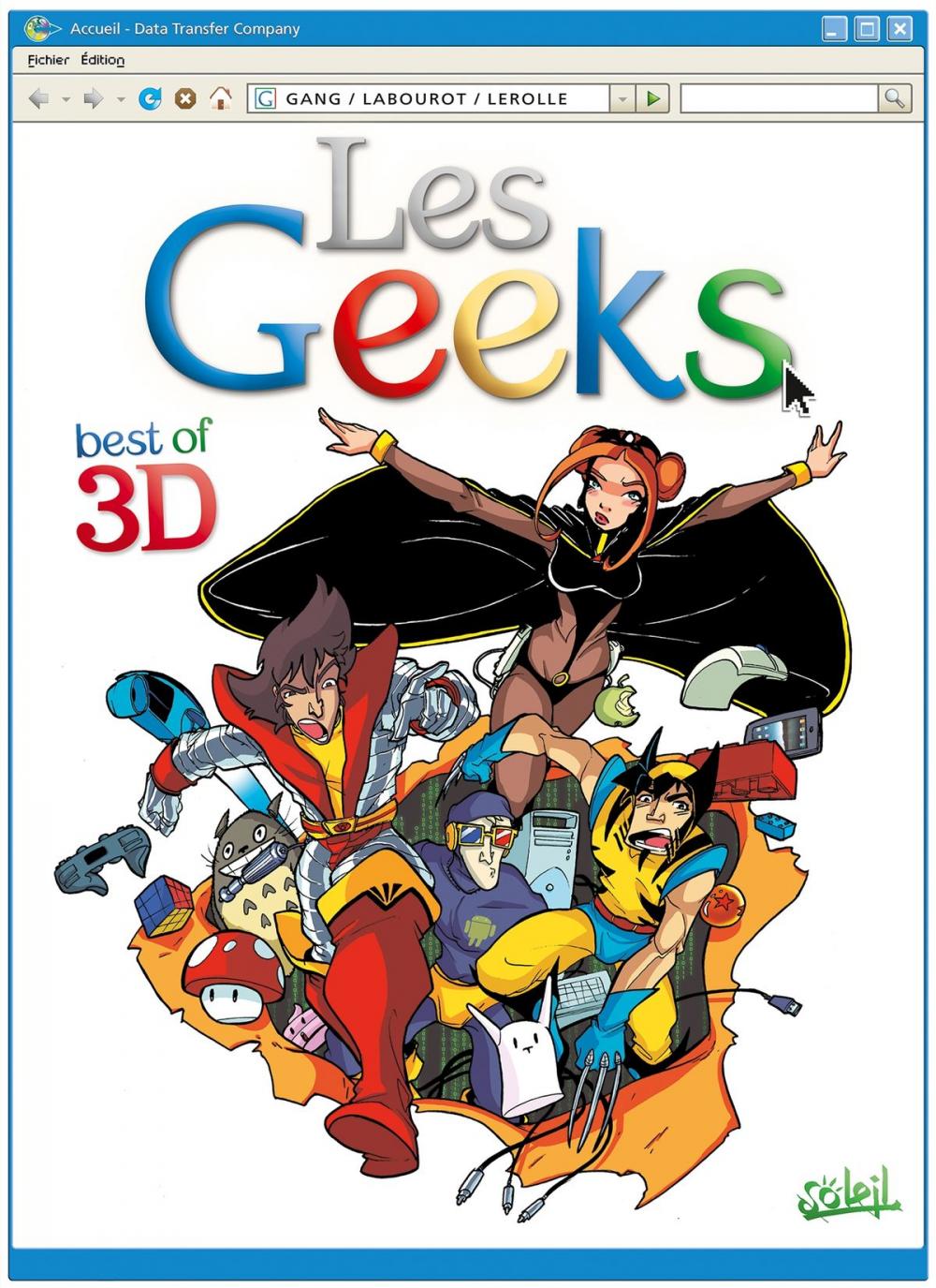 Big bigCover of Les Geeks en 3D