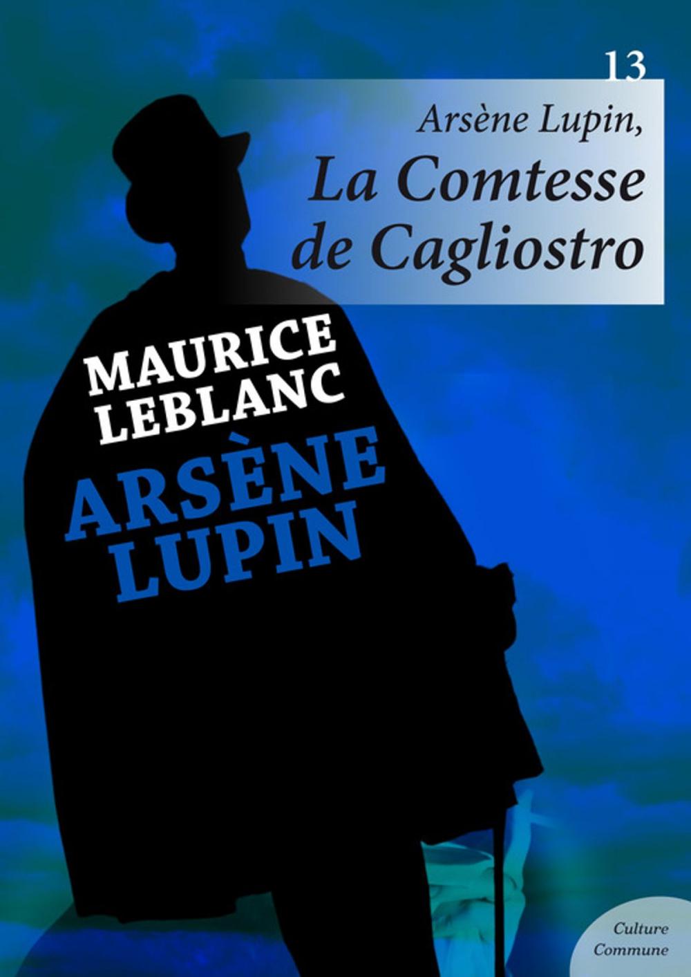 Big bigCover of Arsène Lupin, La Comtesse de Cagliostro