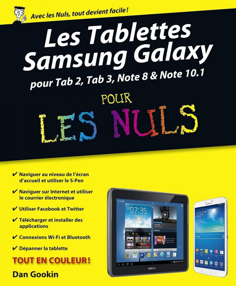 Big bigCover of Les Tablettes Samsung Galaxy Pour les Nuls