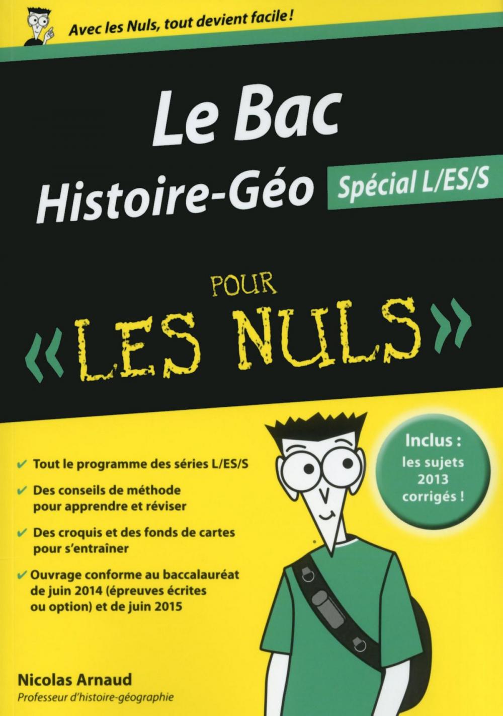 Big bigCover of Bac Histoire-Géographie 2015 pour les Nuls