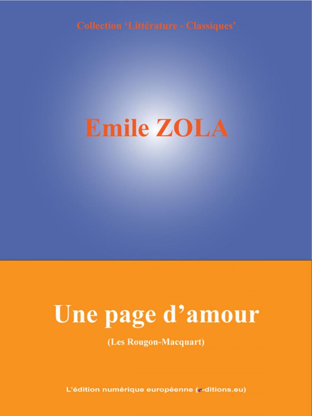 Big bigCover of Une page d'amour