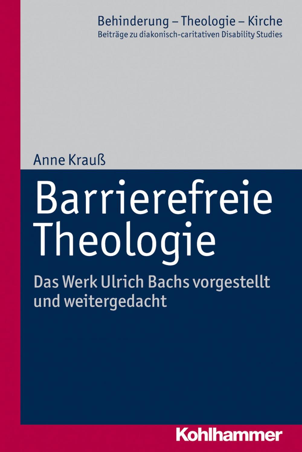 Big bigCover of Barrierefreie Theologie