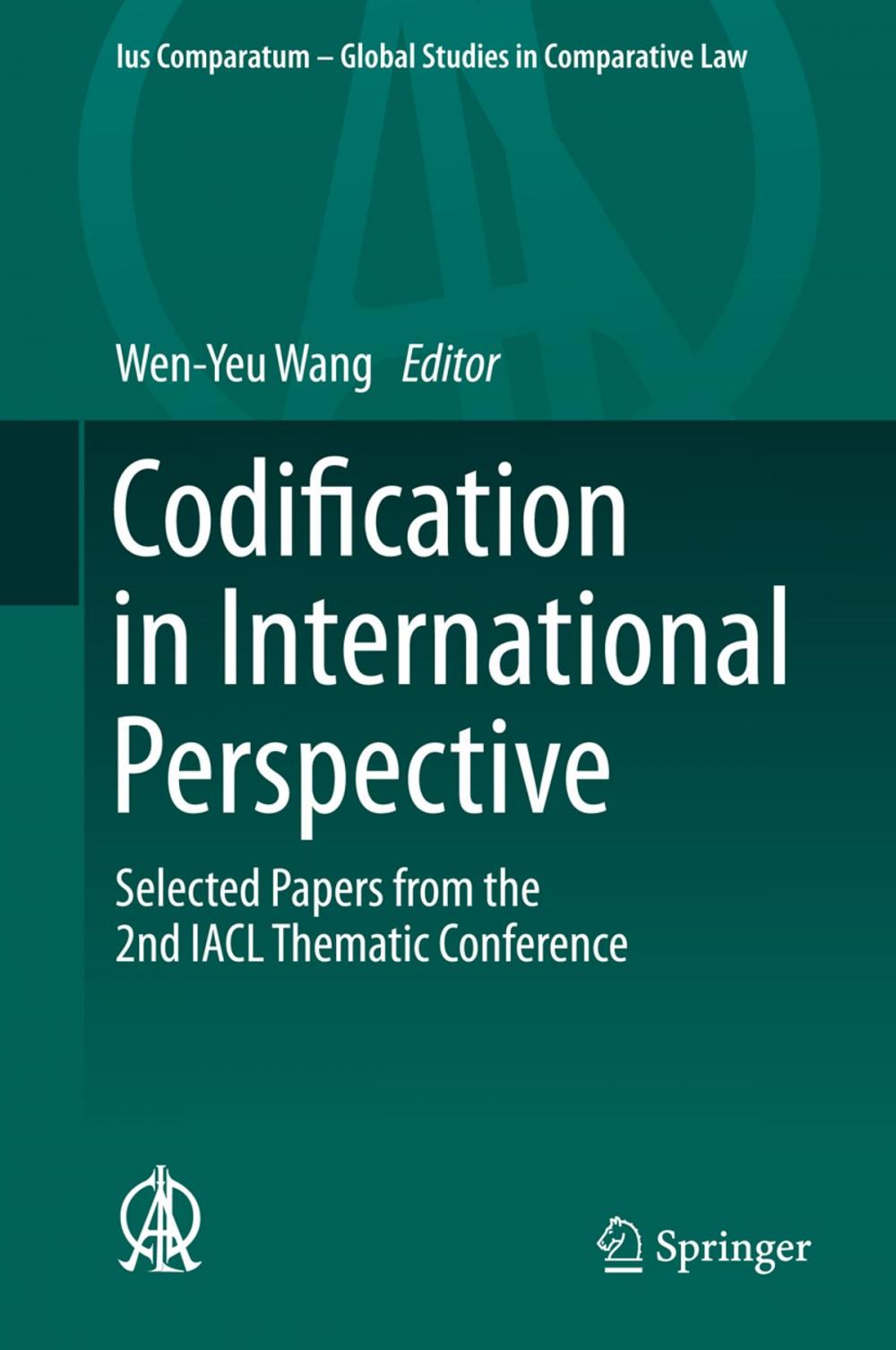 Big bigCover of Codification in International Perspective