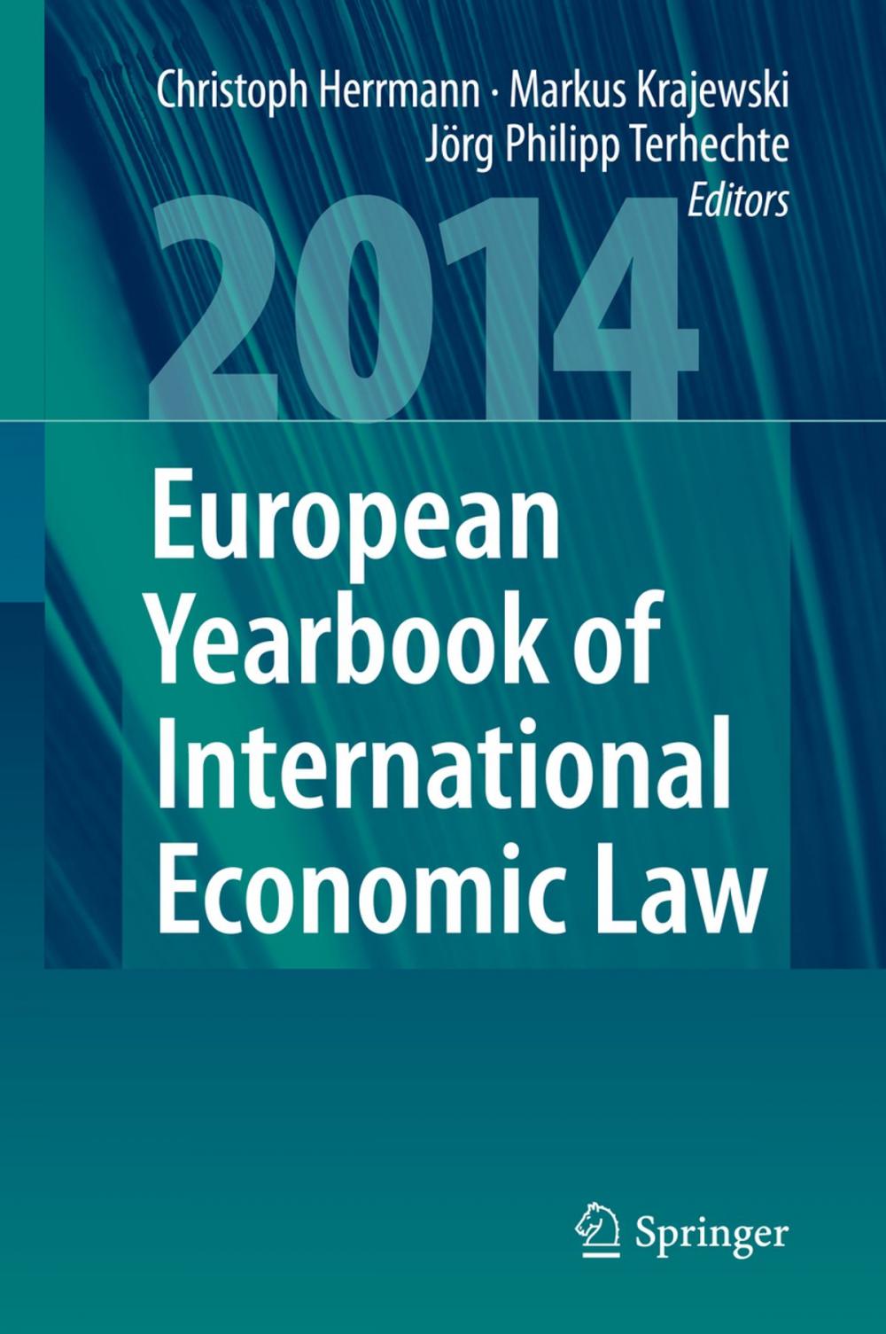 Big bigCover of European Yearbook of International Economic Law 2014