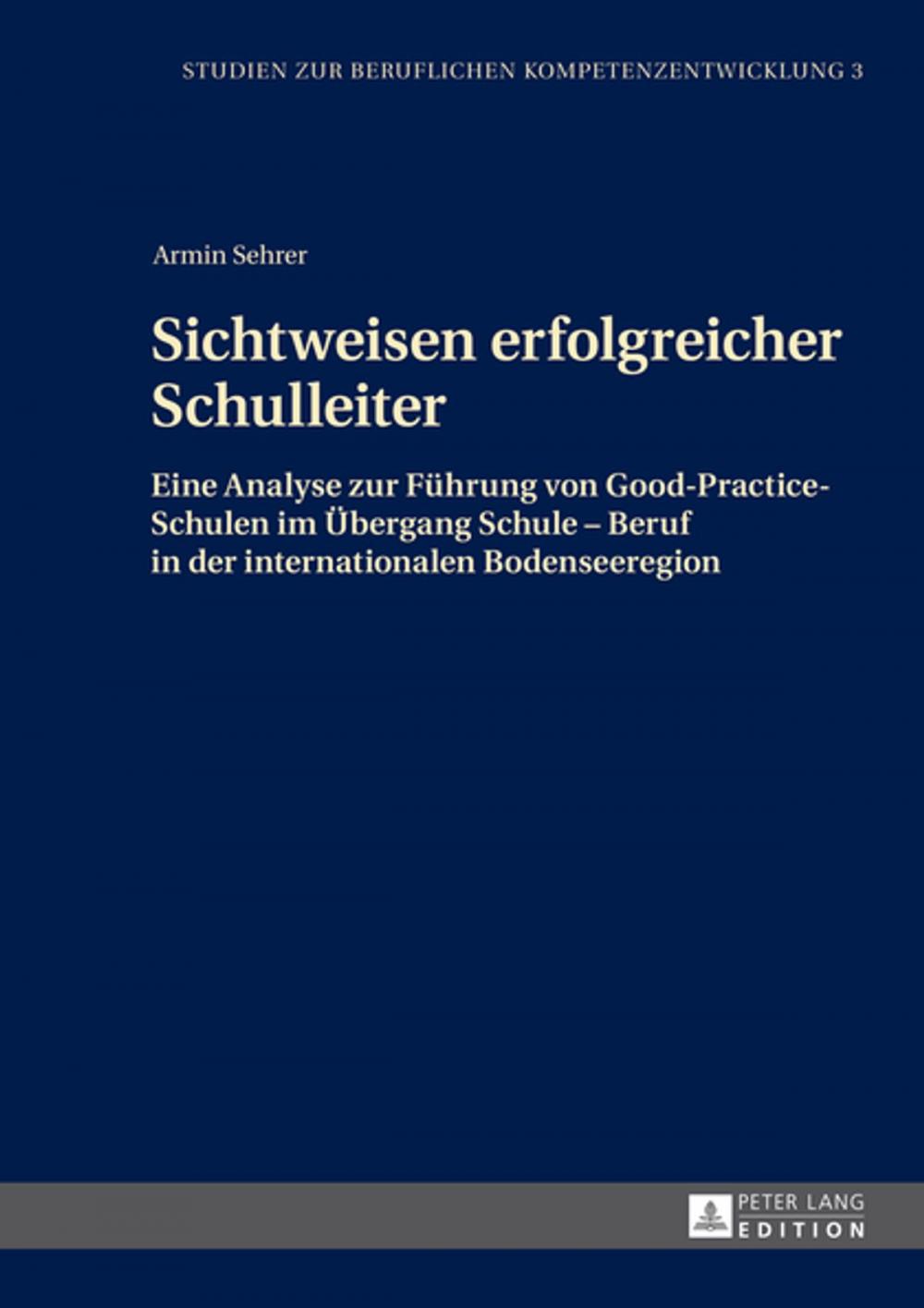 Big bigCover of Sichtweisen erfolgreicher Schulleiter