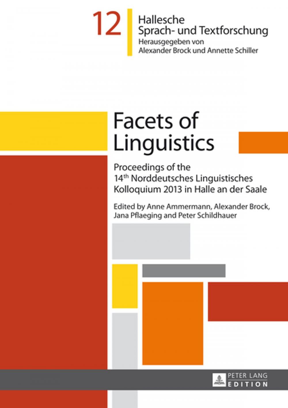 Big bigCover of Facets of Linguistics