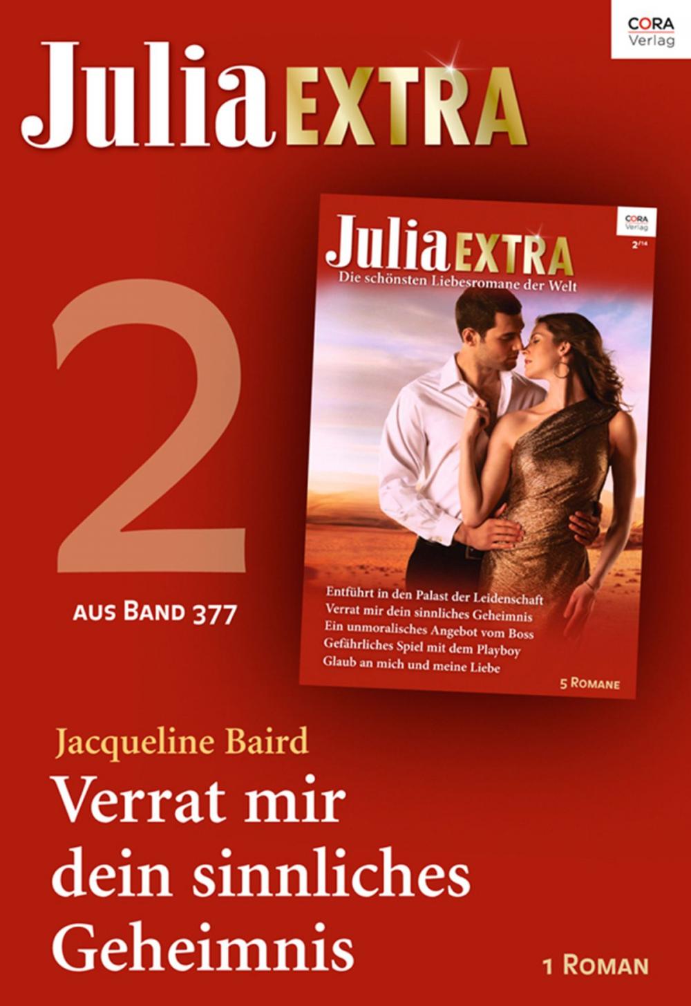 Big bigCover of Julia Extra Band 377 - Titel 2: Verrat mir dein sinnliches Geheimnis