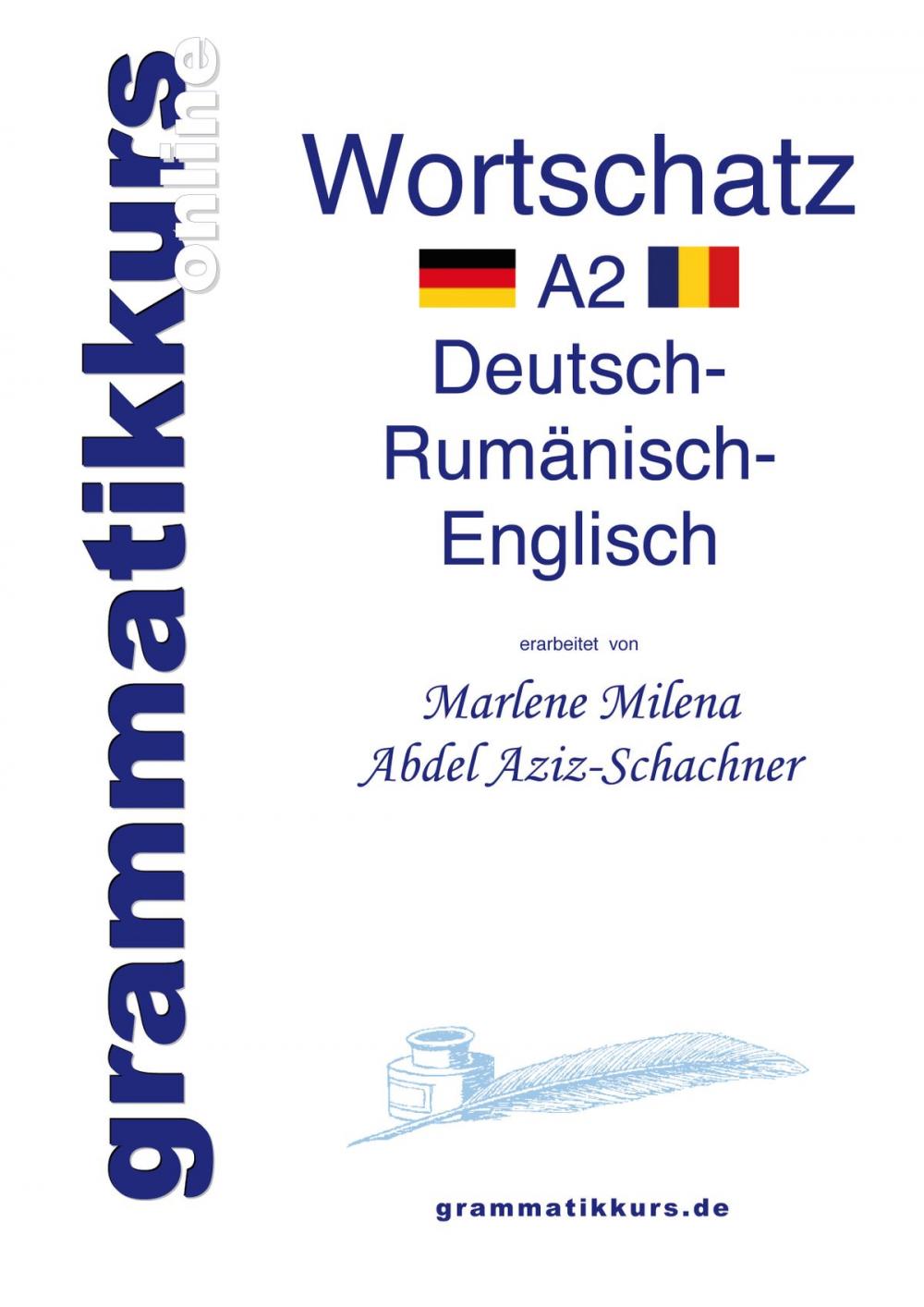 Big bigCover of Wörterbuch Deutsch - Rumänisch - Englisch Niveau A2