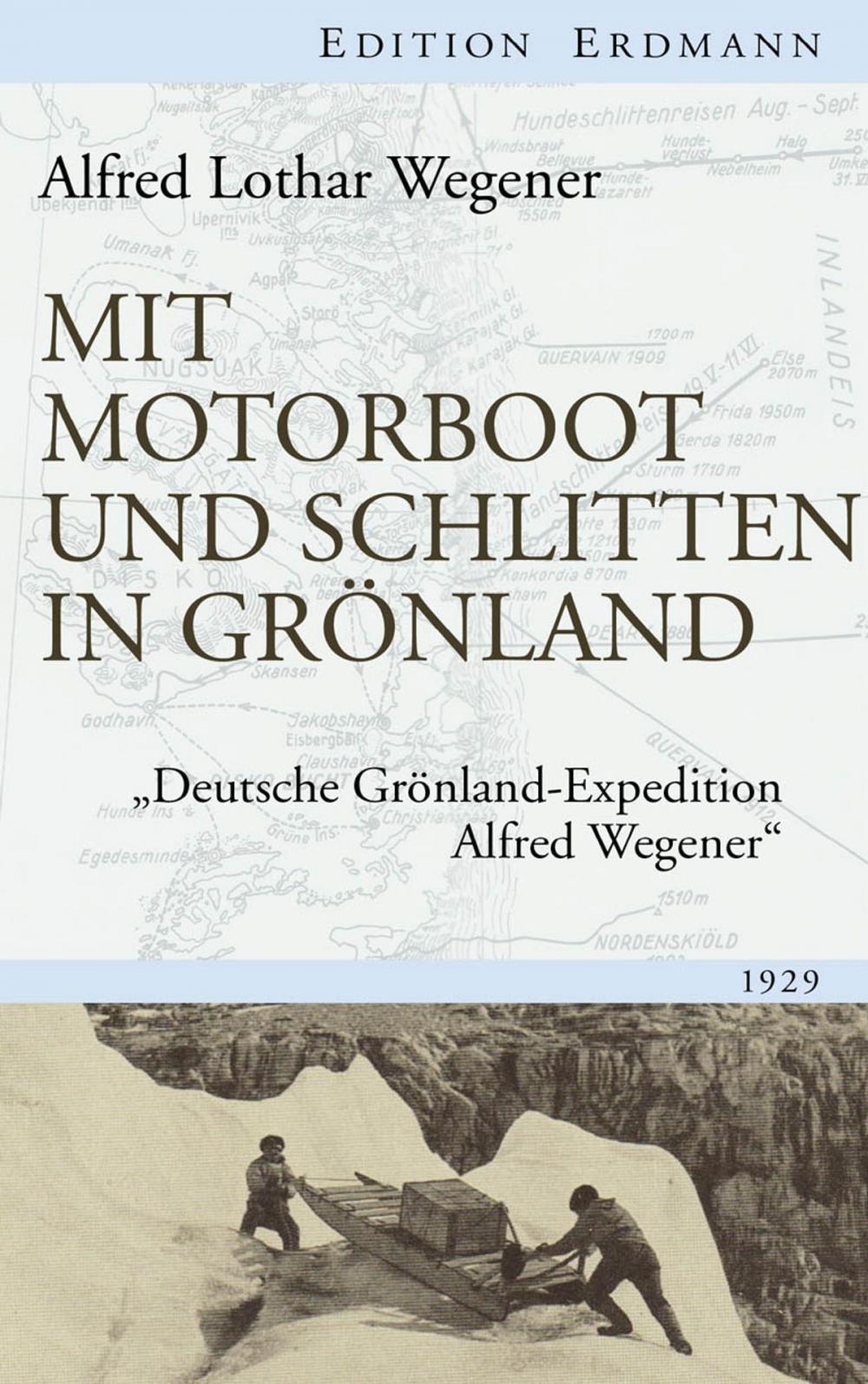 Big bigCover of Mit Motorboot und Schlitten in Grönland