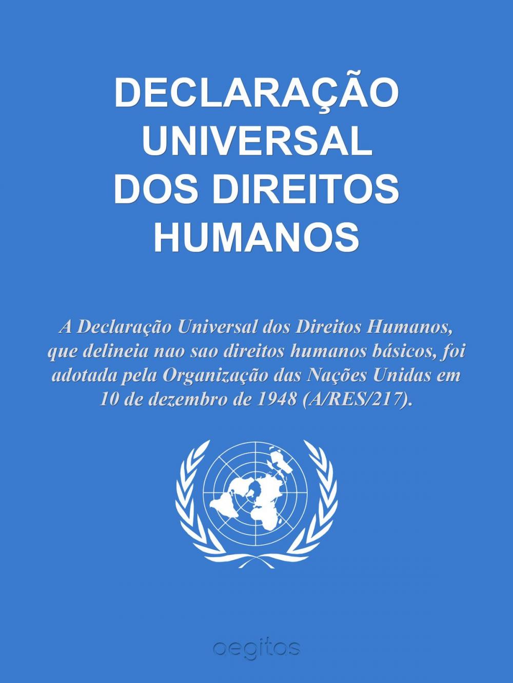 Big bigCover of DECLARAÇÃO UNIVERSAL DOS DIREITOS HUMANOS