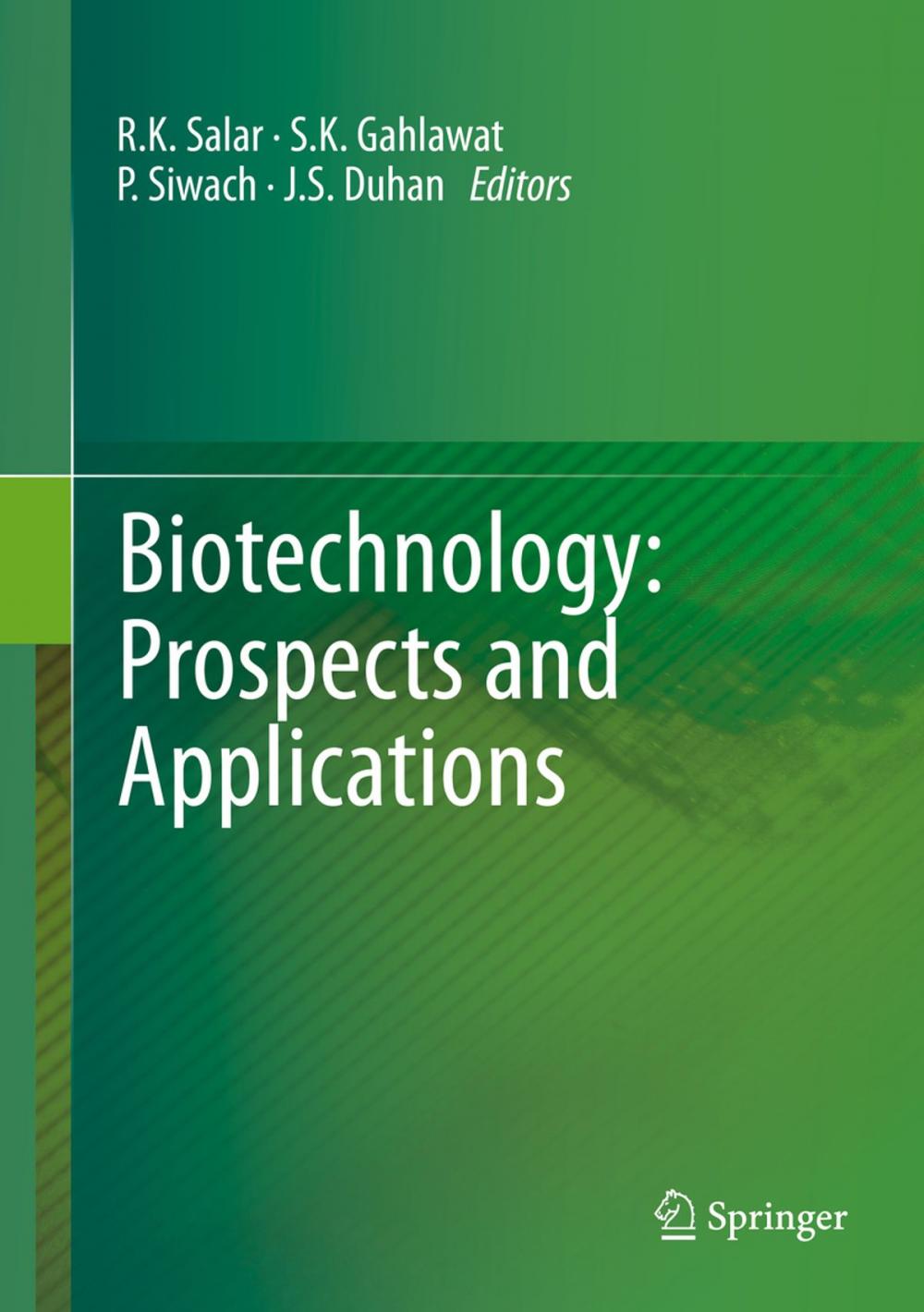 Big bigCover of Biotechnology: Prospects and Applications