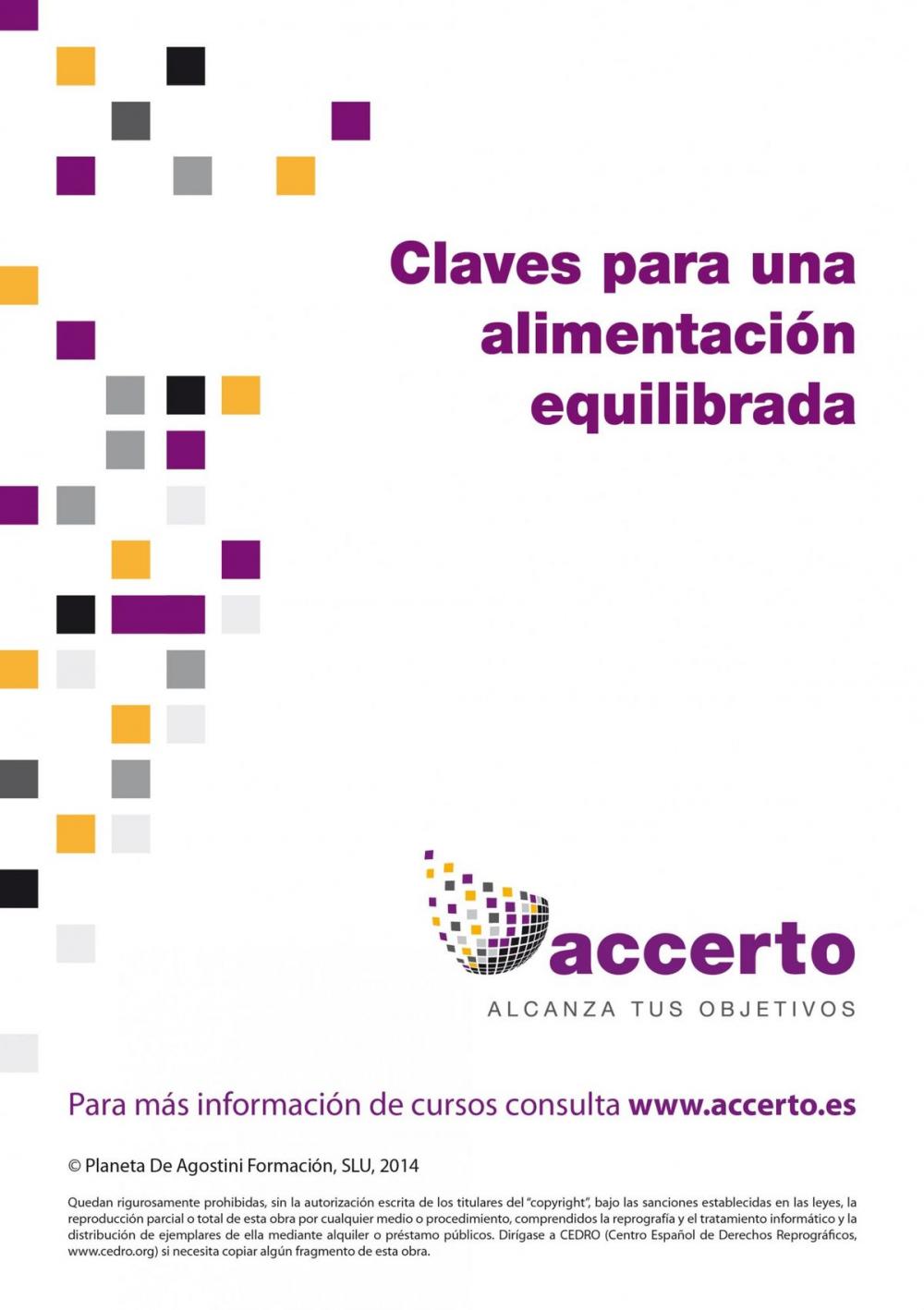 Big bigCover of Claves para una alimentación equilibrada