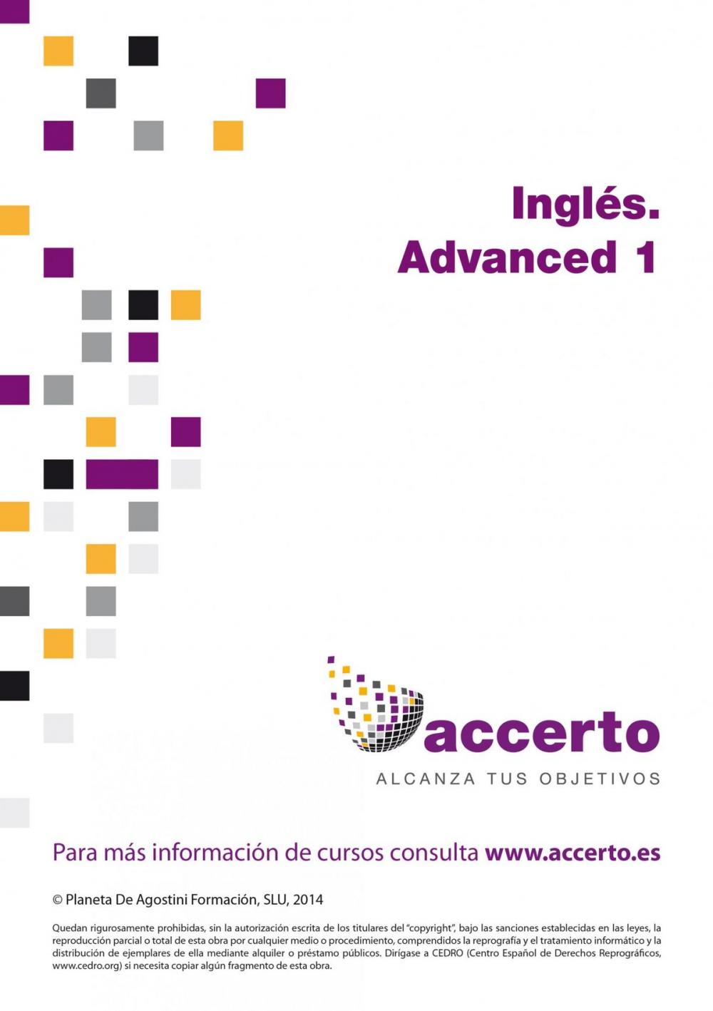 Big bigCover of Inglés. Advanced 1