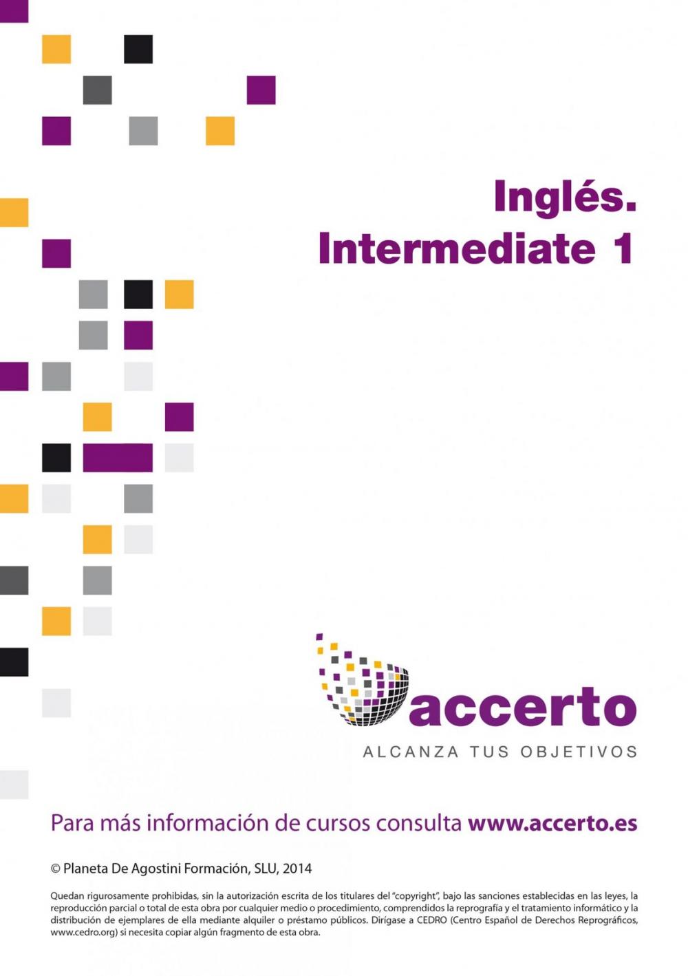 Big bigCover of Inglés. Intermediate 1