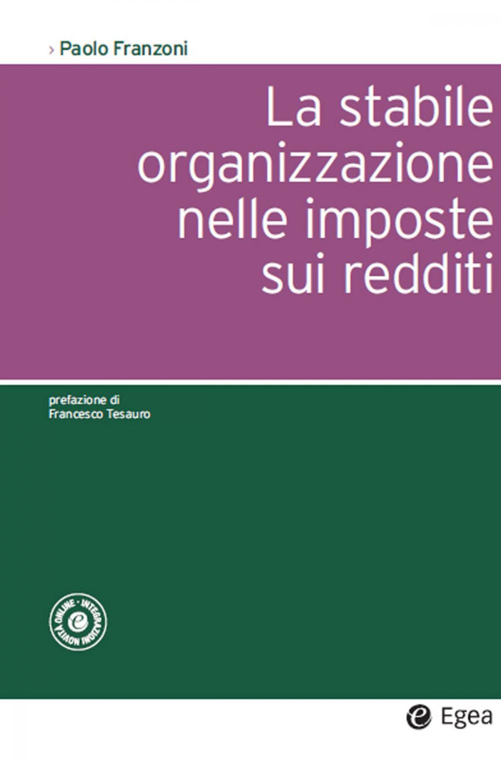 Big bigCover of Stabile organizzazione nelle imposte sui redditi (La)