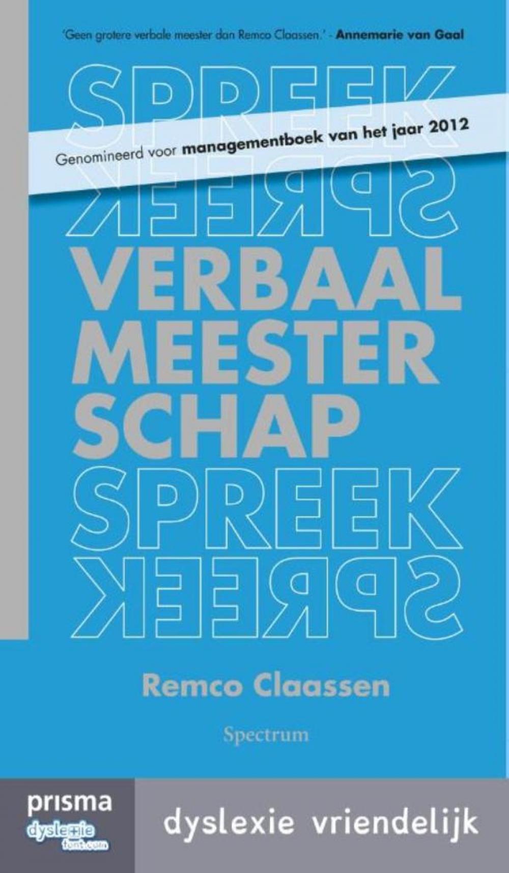 Big bigCover of Verbaal meesterschap