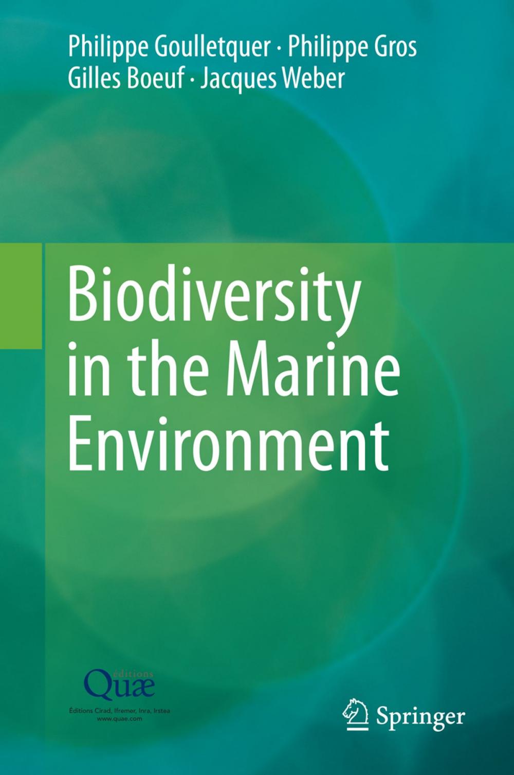 Big bigCover of Biodiversity in the Marine Environment