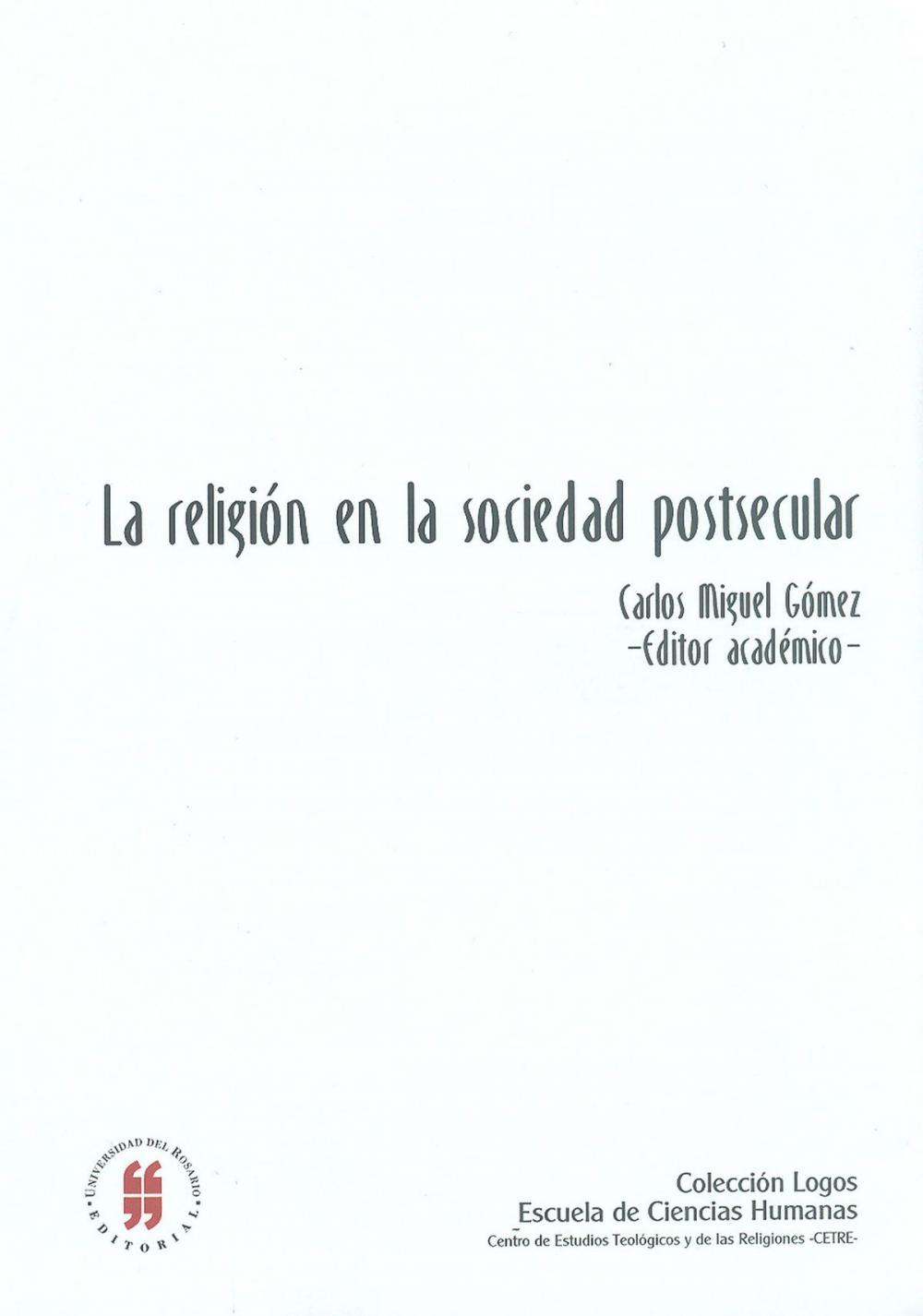 Big bigCover of La religión en la sociedad postsecular