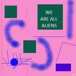 Book cover of WE ARE ALL ALIENS