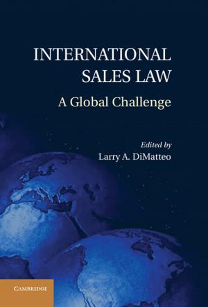 Cover of the book International Sales Law by Detlef Jahn