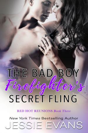 Cover of the book The Bad Boy Firefighter's Secret Fling by Anna J. Evans