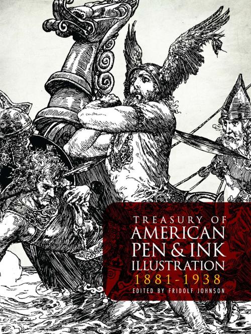 Cover of the book Treasury of American Pen & Ink Illustration 1881-1938 by , Dover Publications