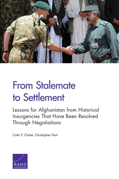 Cover of the book From Stalemate to Settlement by Christopher Paul, Colin P. Clarke, RAND Corporation