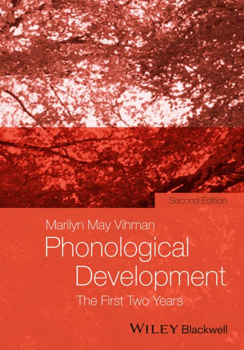 Cover of the book Phonological Development by Marilyn May Vihman, Wiley