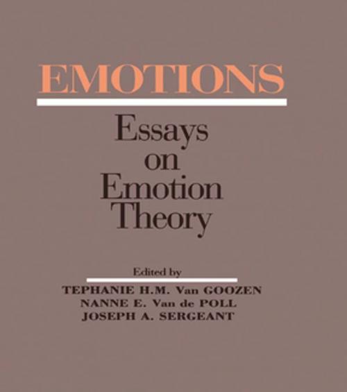 Cover of the book Emotions by , Taylor and Francis