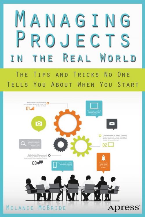 Cover of the book Managing Projects in the Real World by Melanie McBride, Apress