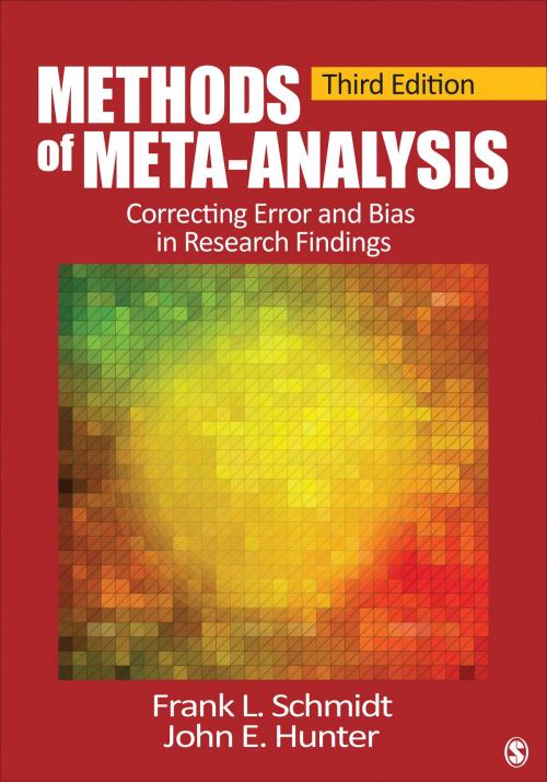 Cover of the book Methods of Meta-Analysis by John E. Hunter, Dr. Frank L. Schmidt, SAGE Publications