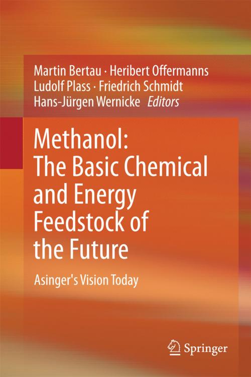 Cover of the book Methanol: The Basic Chemical and Energy Feedstock of the Future by , Springer Berlin Heidelberg