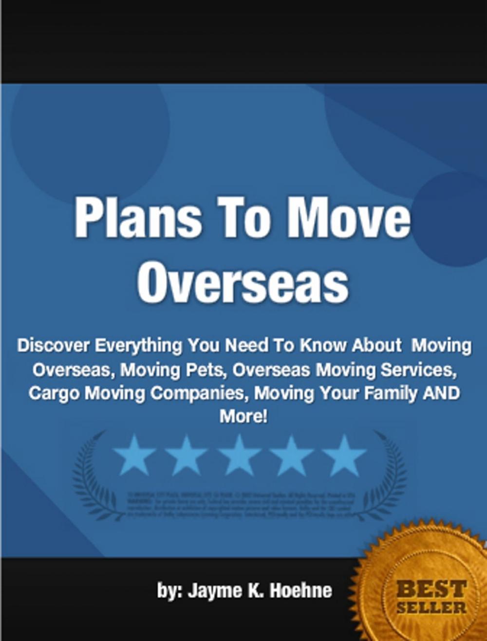 Big bigCover of Plans To Move Overseas