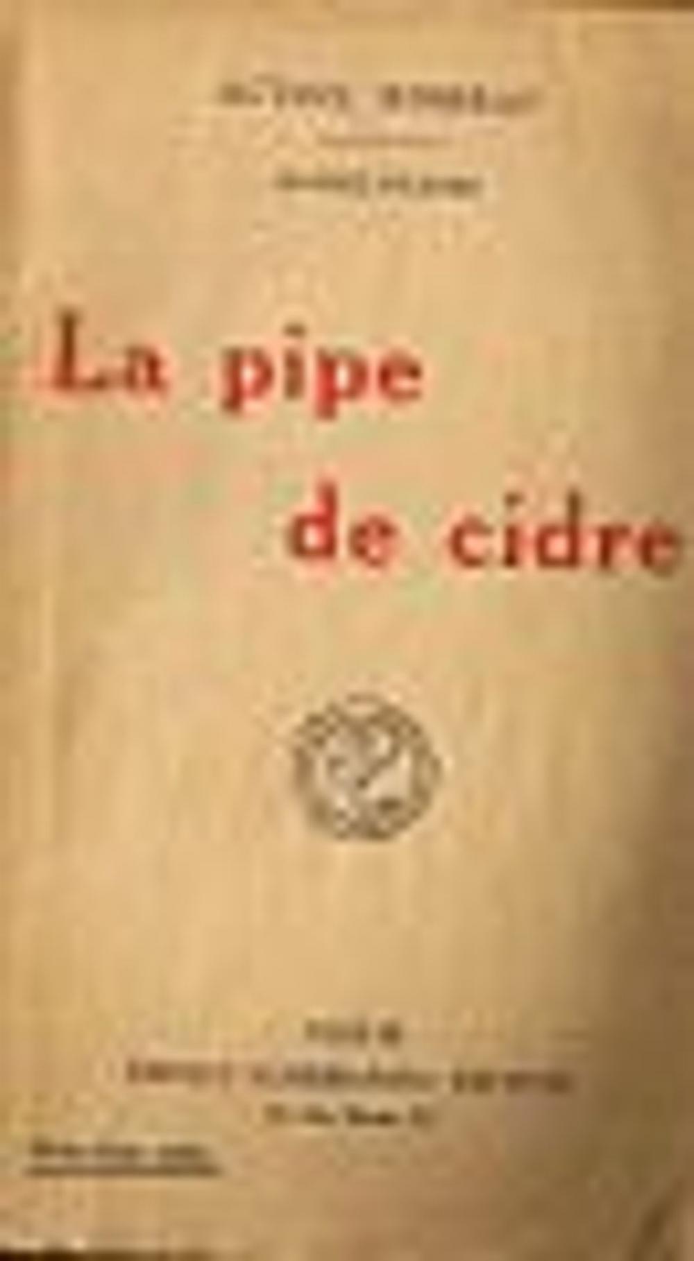 Big bigCover of LA PIPE DE CIDRE