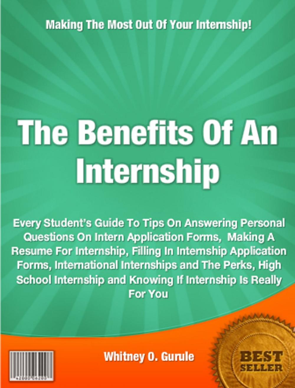 Big bigCover of The Benefits Of An Internship