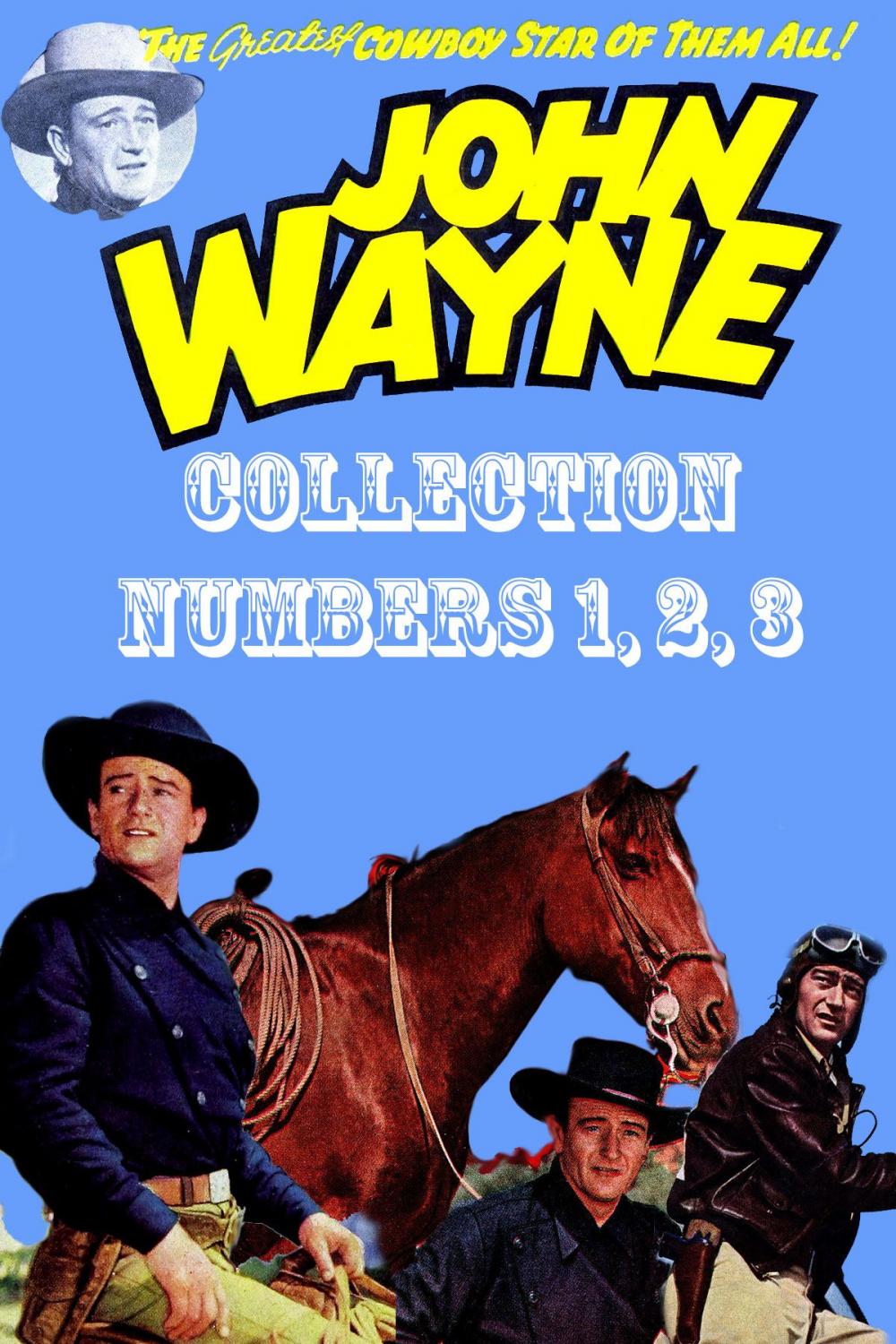 Big bigCover of John Wayne Adventure Comics Collection, Numbers 1, 2, 3