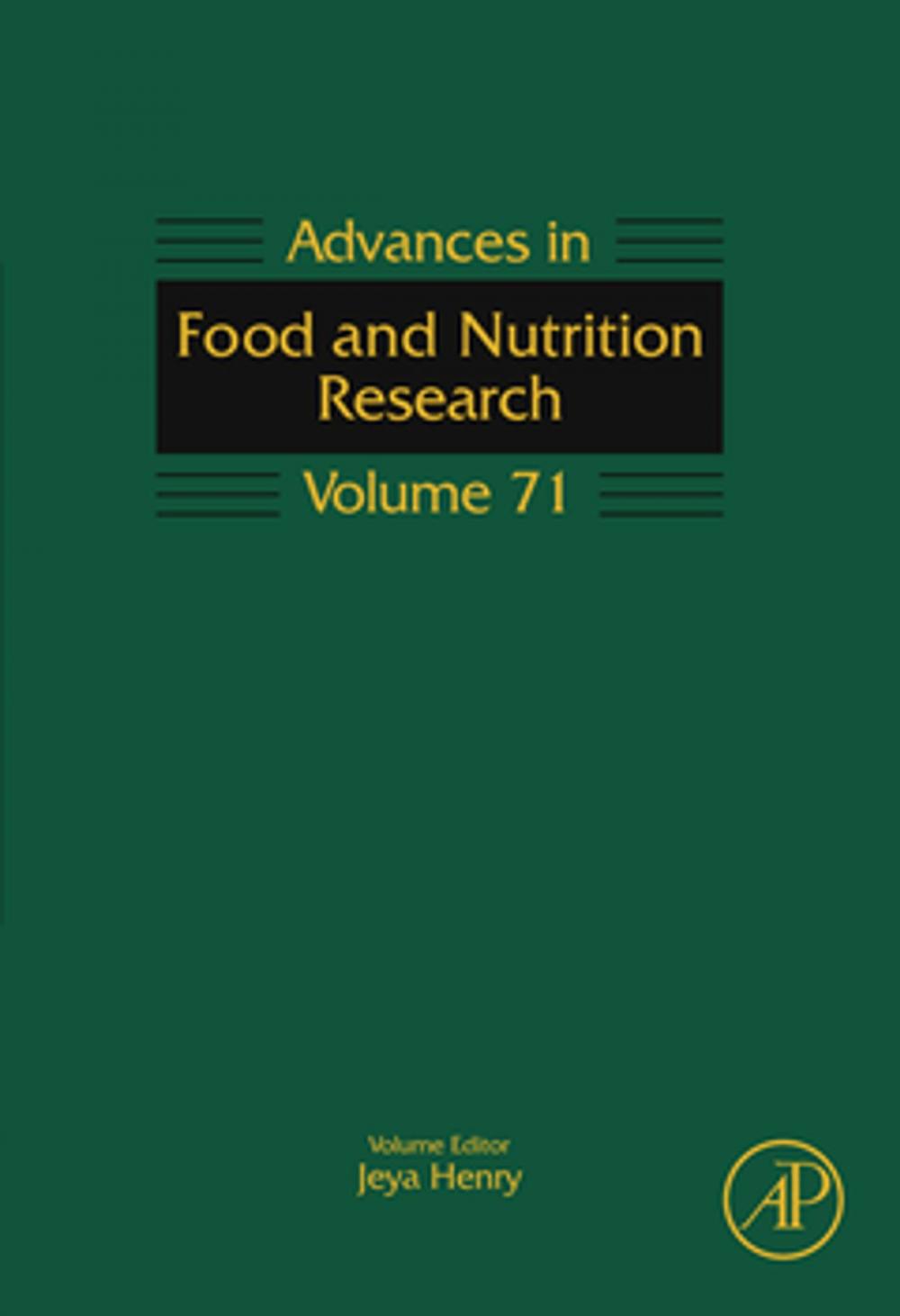 Big bigCover of Advances in Food and Nutrition Research