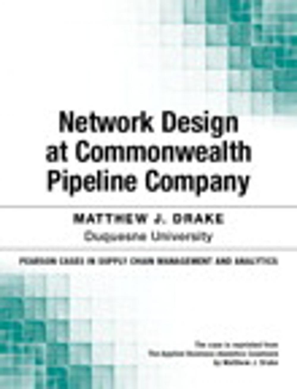 Big bigCover of Network Design at Commonwealth Pipeline Company