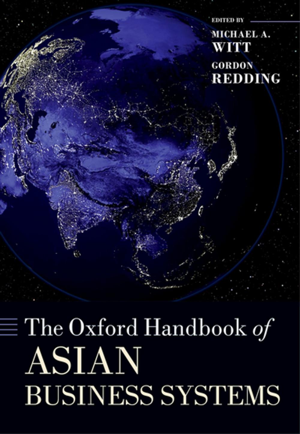 Big bigCover of The Oxford Handbook of Asian Business Systems