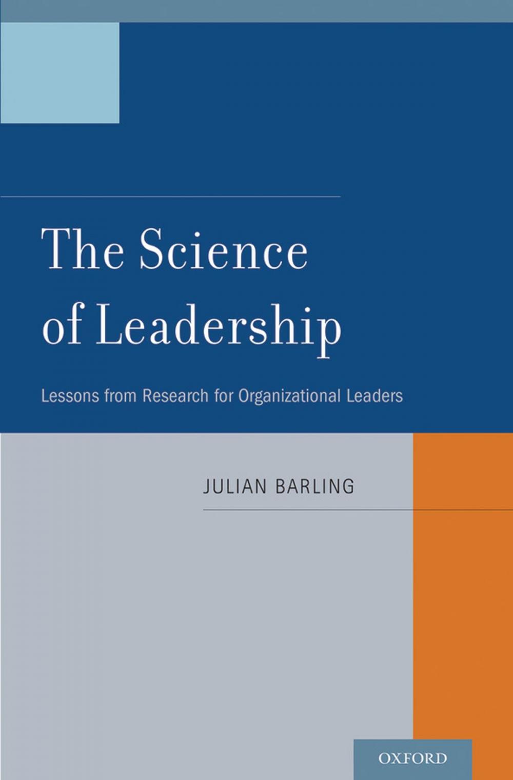 Big bigCover of The Science of Leadership