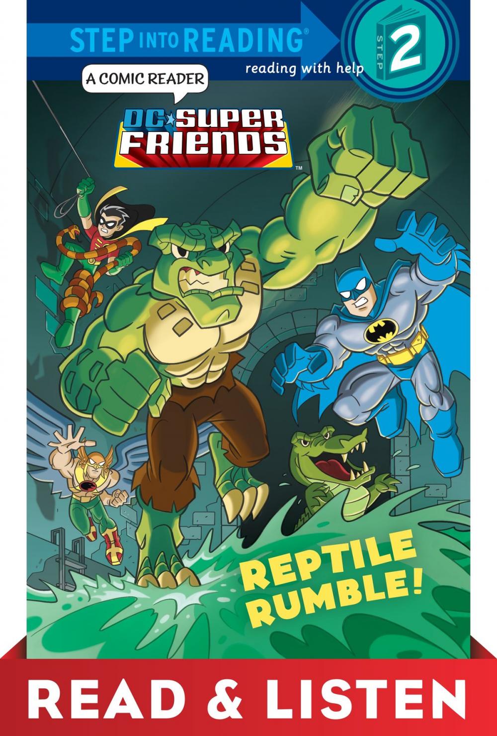 Big bigCover of Reptile Rumble! (DC Super Friends) Read & Listen Edition