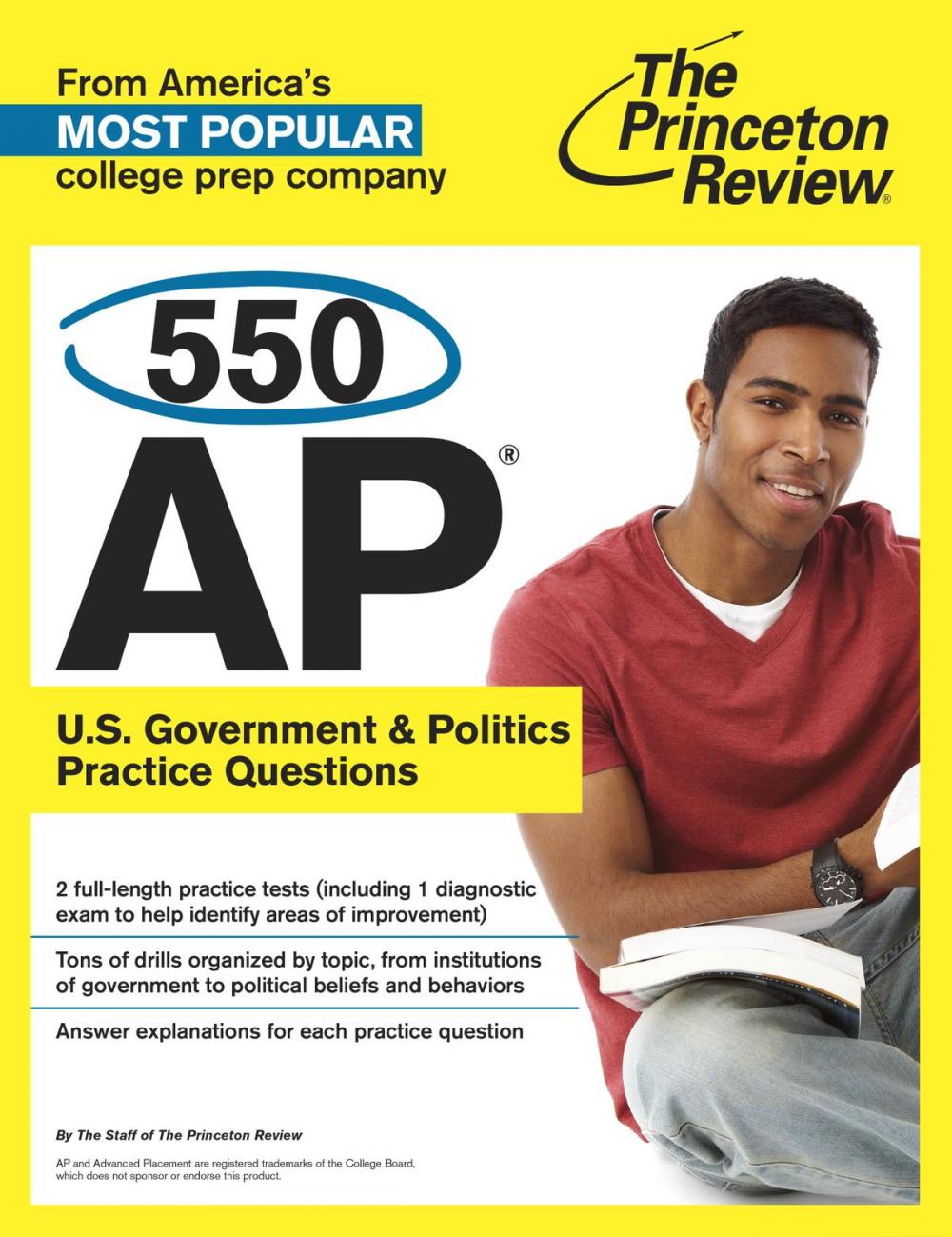 Big bigCover of 550 AP U.S. Government & Politics Practice Questions