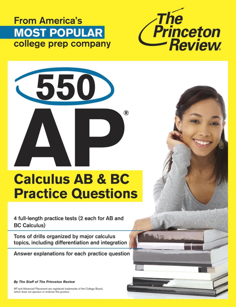 Big bigCover of 550 AP Calculus AB & BC Practice Questions