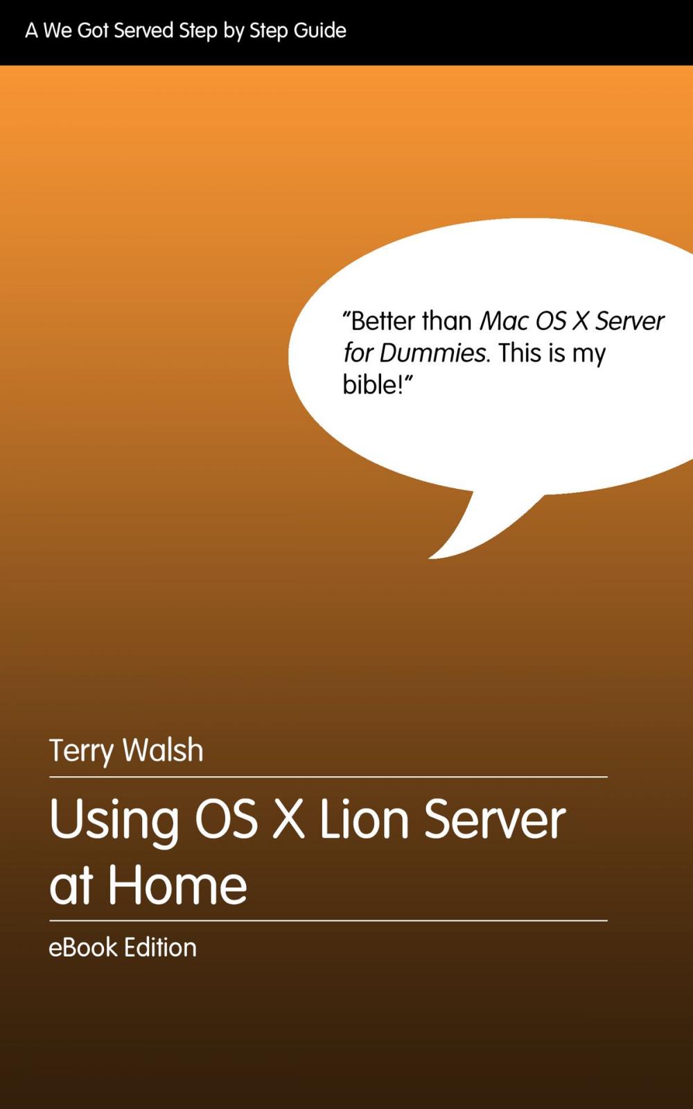 Big bigCover of Using OS X Lion Server at Home