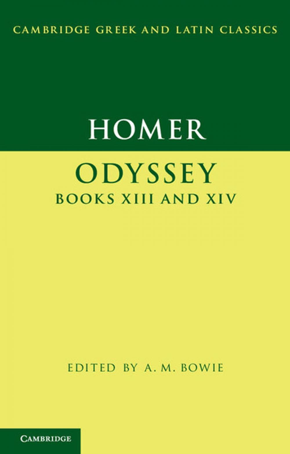 Big bigCover of Homer: Odyssey Books XIII and XIV