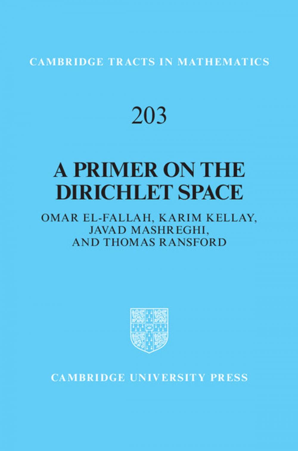 Big bigCover of A Primer on the Dirichlet Space