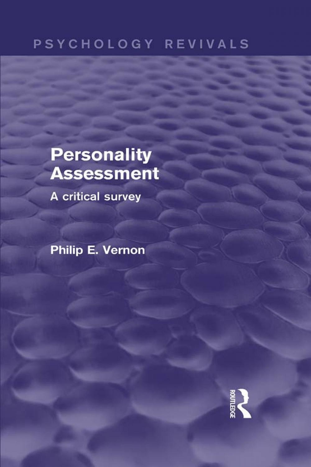 Big bigCover of Personality Assessment (Psychology Revivals)