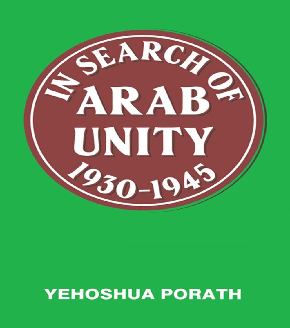 Big bigCover of In Search of Arab Unity 1930-1945