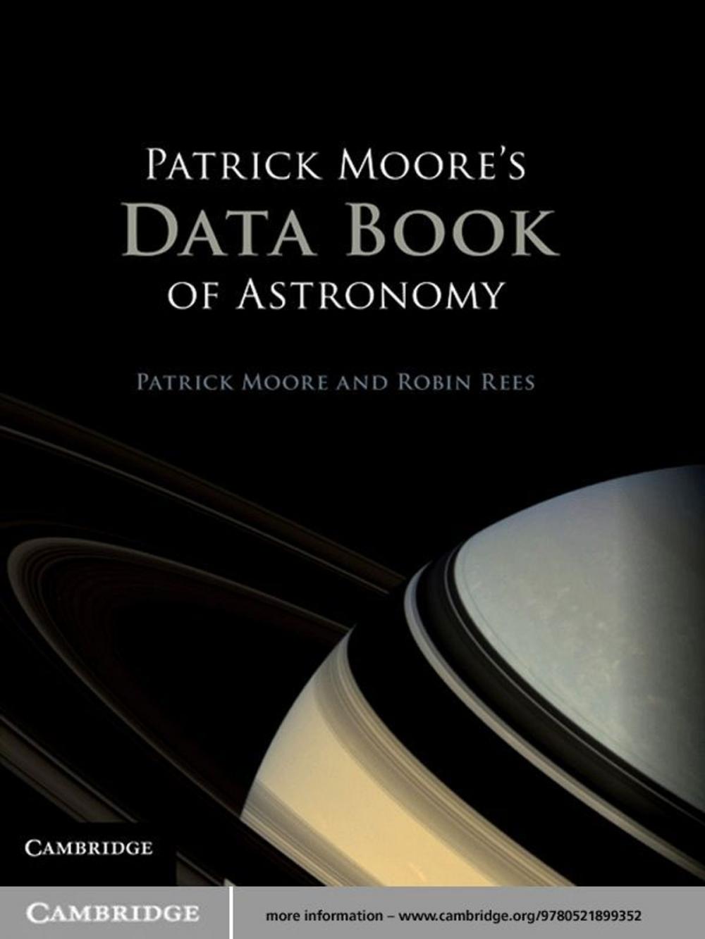 Big bigCover of Patrick Moore's Data Book of Astronomy