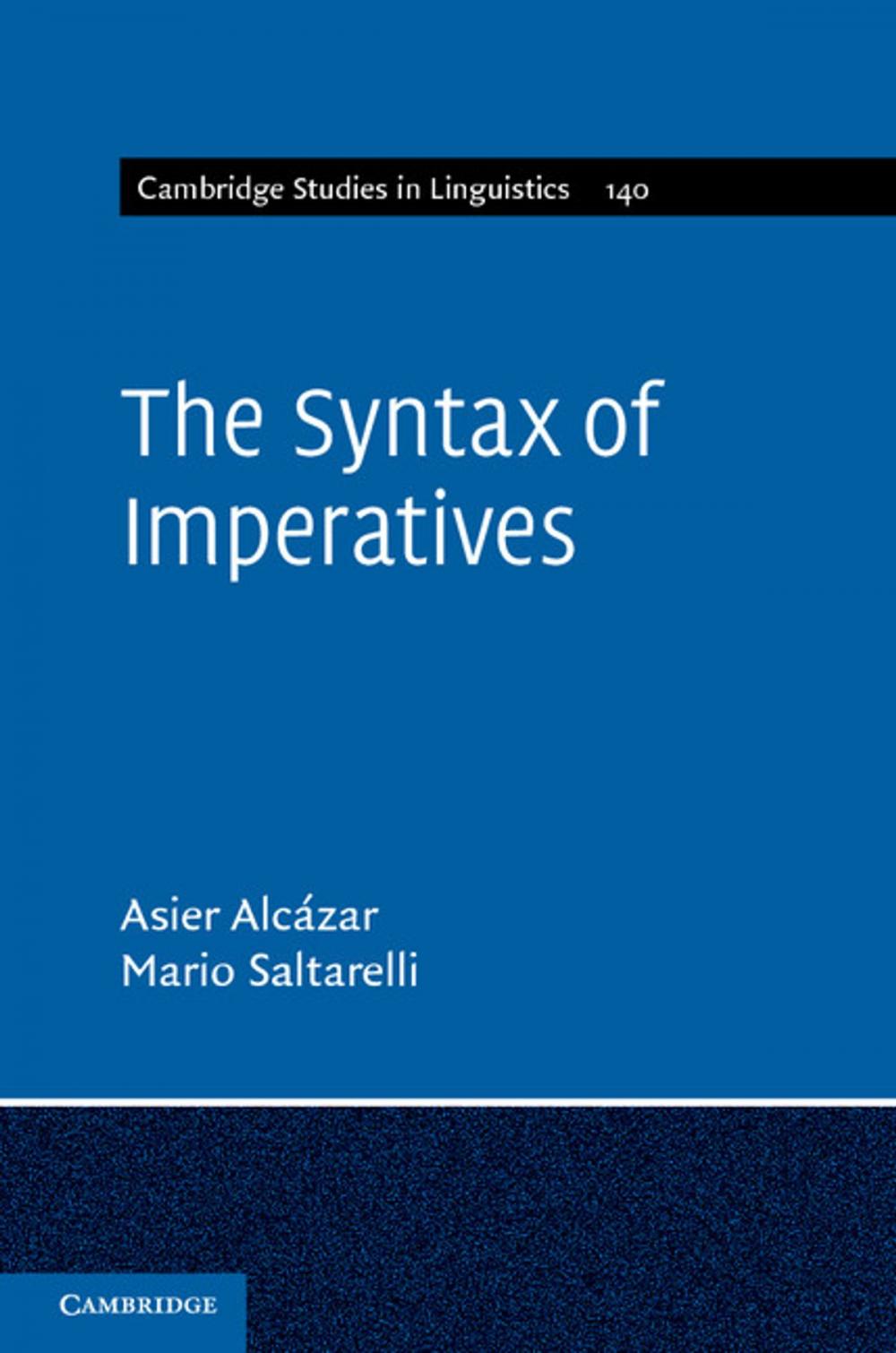 Big bigCover of The Syntax of Imperatives